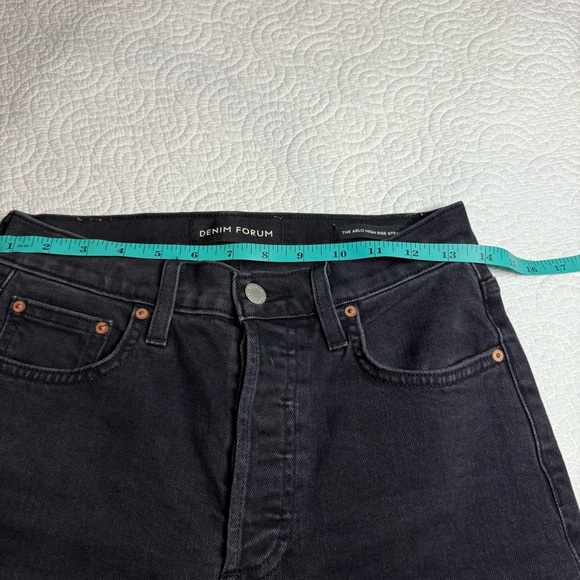 Denim Forum The Arlo High Rise Straight 28L Organic Cotton - Picture 12 of 13